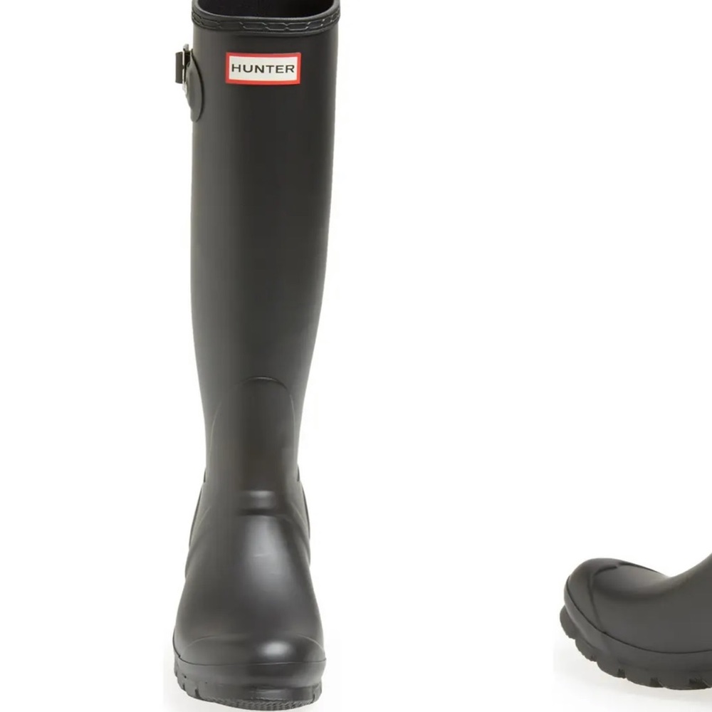 Hunter Classic Tall Matte Black Rain Boots